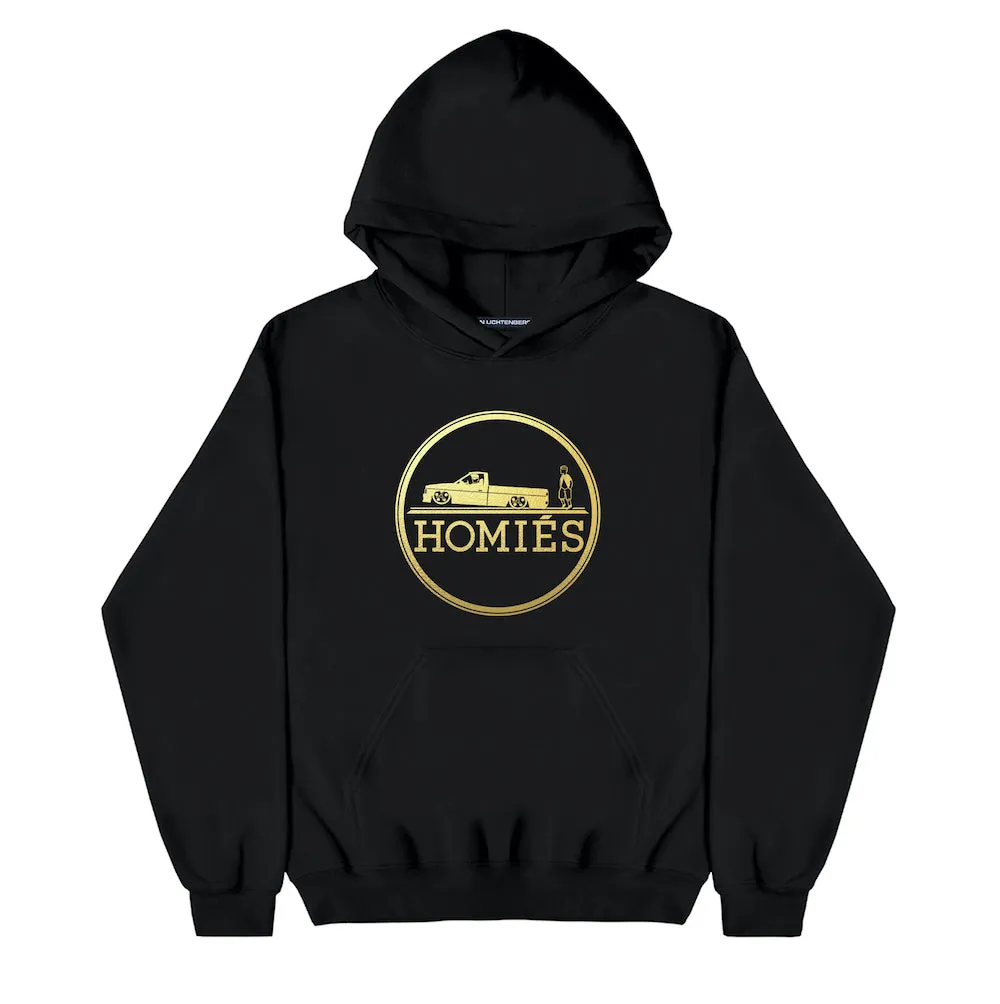 HOMIÉS EMBLEM GOLD FOIL HOODIE