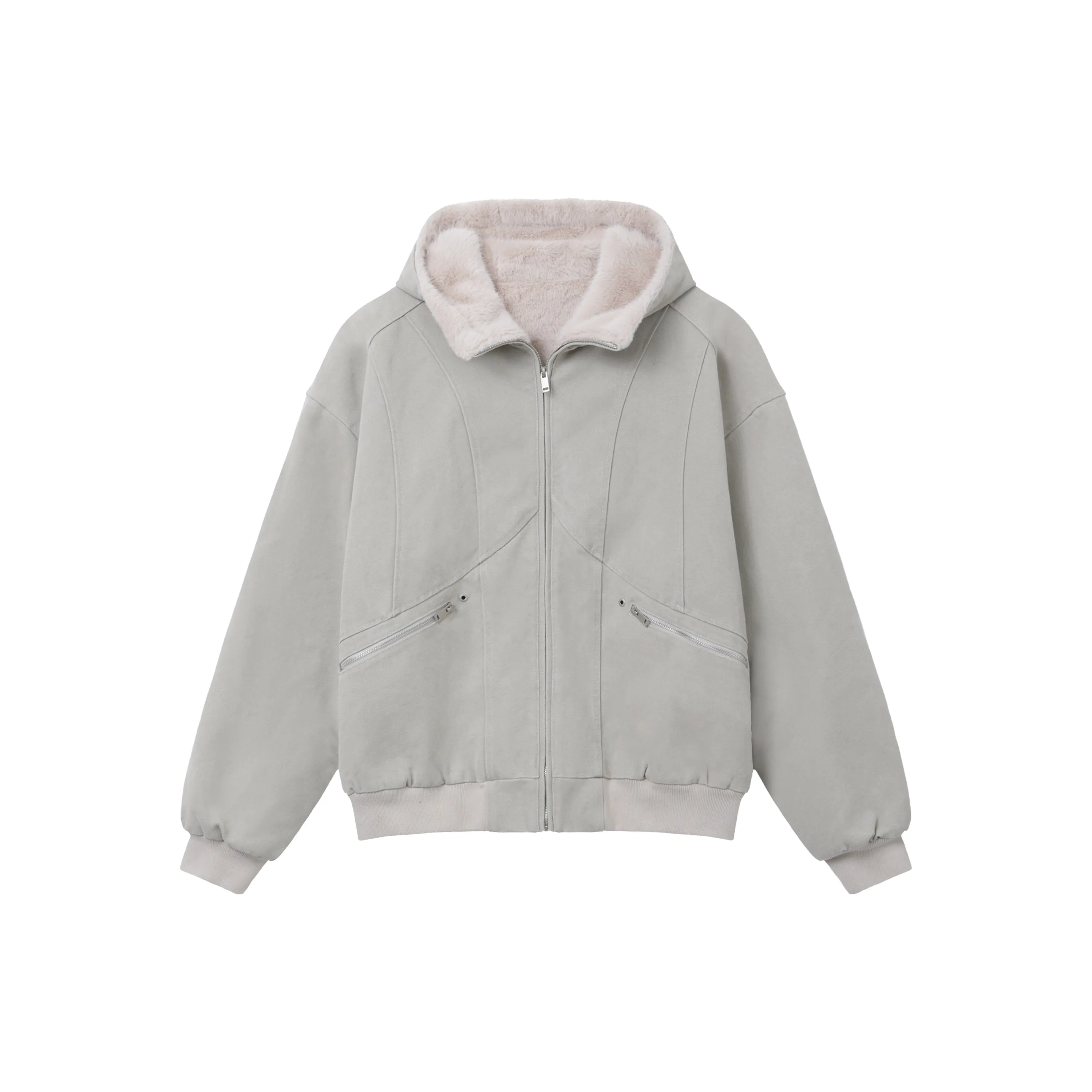 Insulated Hooded Workwear Jacket
