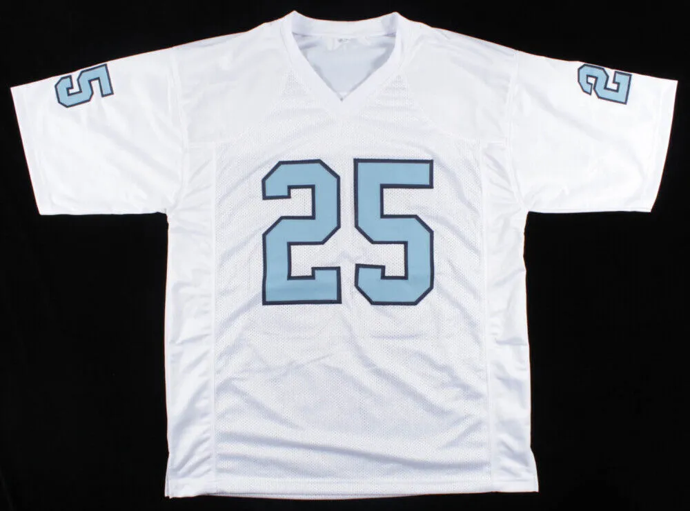 Javonte Williams Signed North Carolina Tar Heels White Jersey (Beckett) Broncos