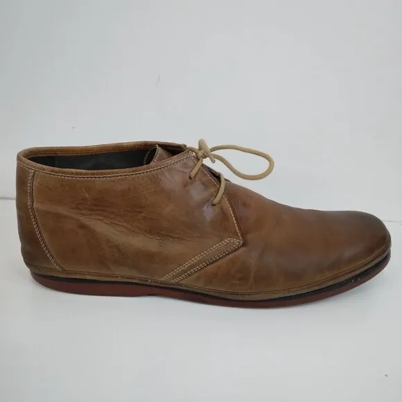 John Varvatos Star USA F1623M1B brown ankle boot chukka 13M