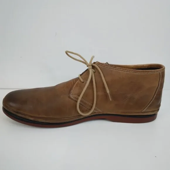 John Varvatos Star USA F1623M1B brown ankle boot chukka 13M