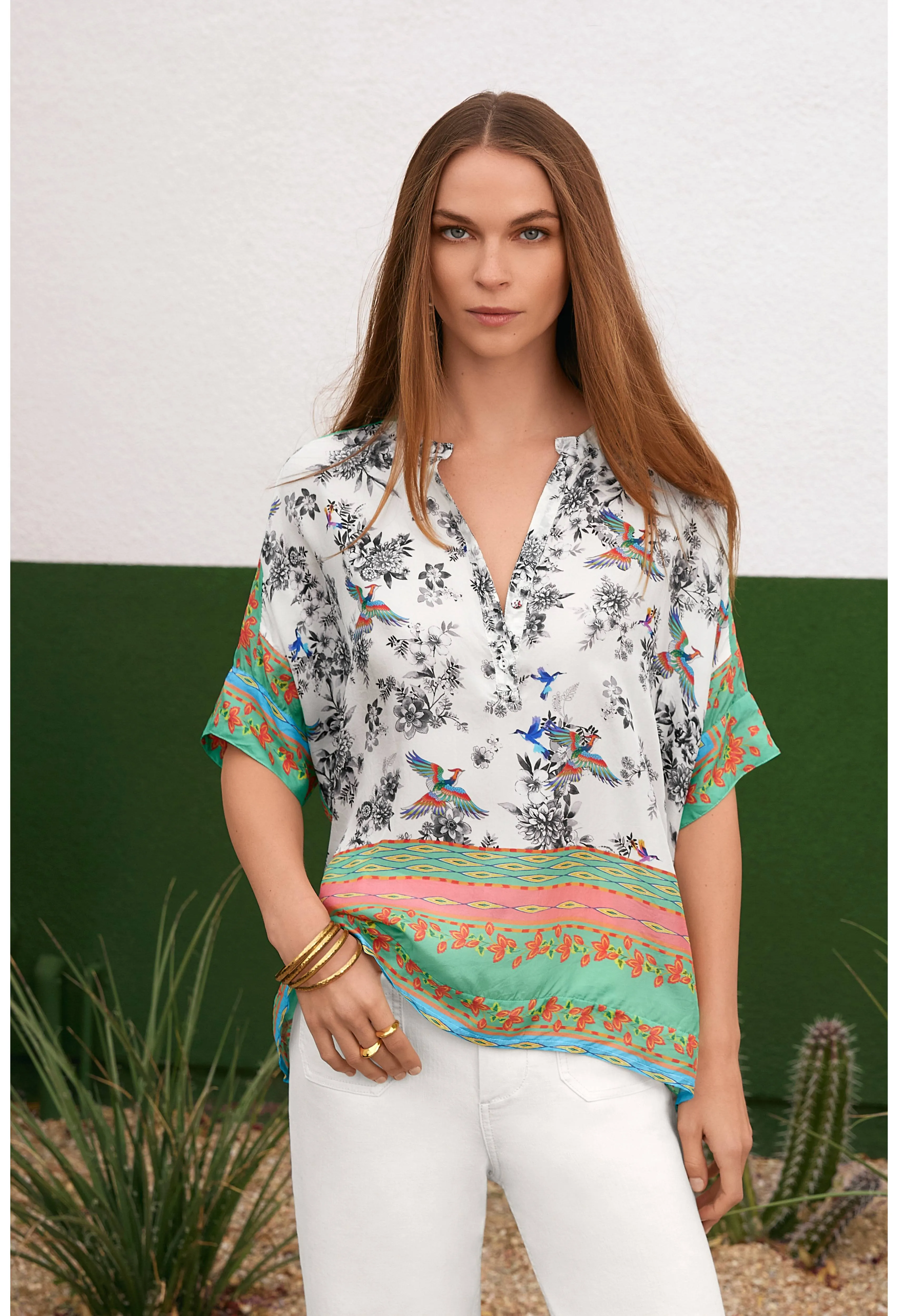 Johnny Was Dreamer Garden Carla Blouse