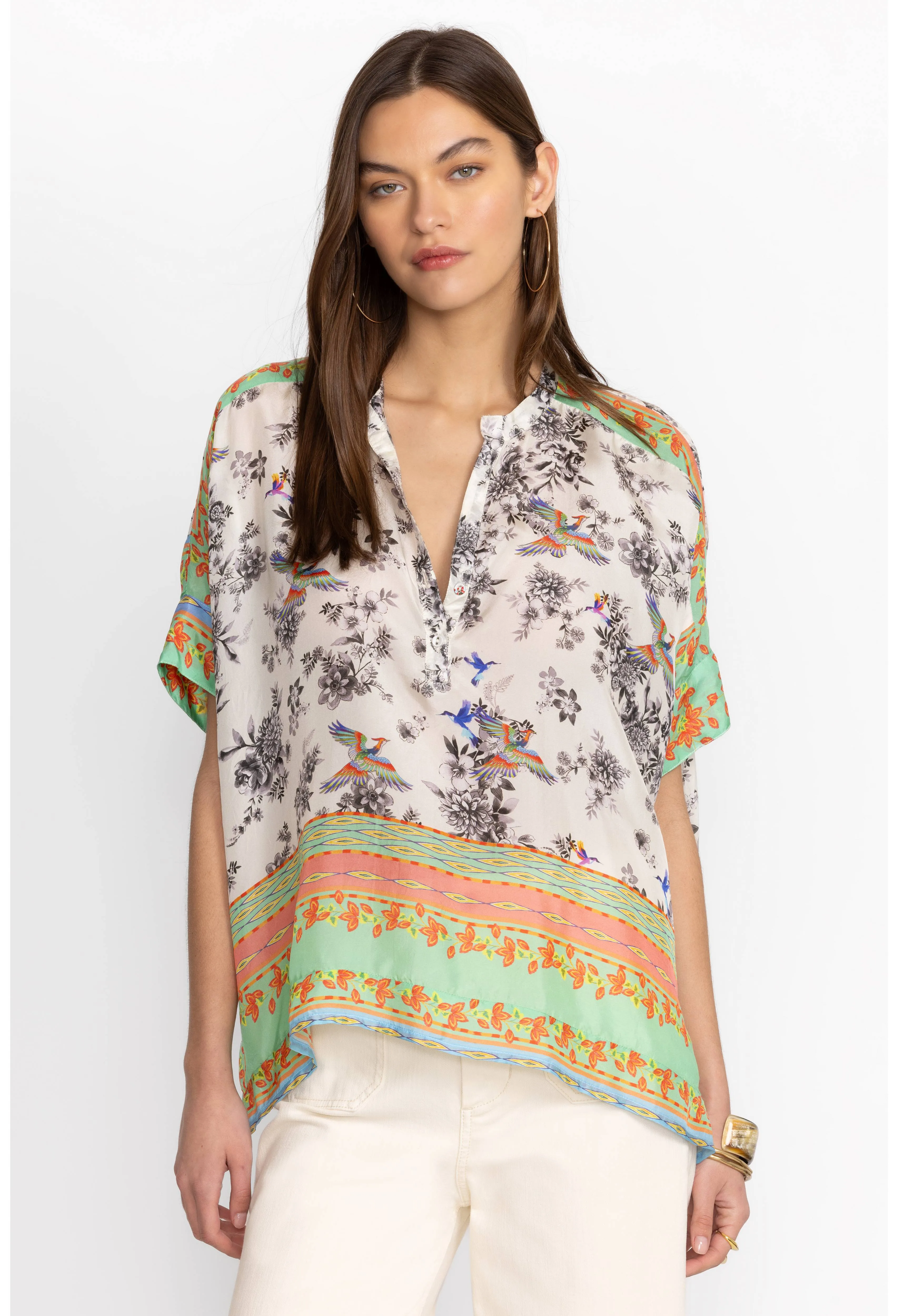 Johnny Was Dreamer Garden Carla Blouse