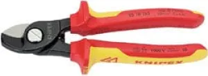 Knipex Knipex 95 18 165Uksbe Vde Fully Insulated Cable Shears, 165Mm Dr-32014