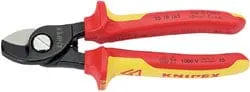 Knipex Knipex 95 18 165Uksbe Vde Fully Insulated Cable Shears, 165Mm Dr-32014