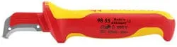 Knipex Knipex 98 55 Fully Insulated Cable Dismantling Knife, 155Mm Dr-36296