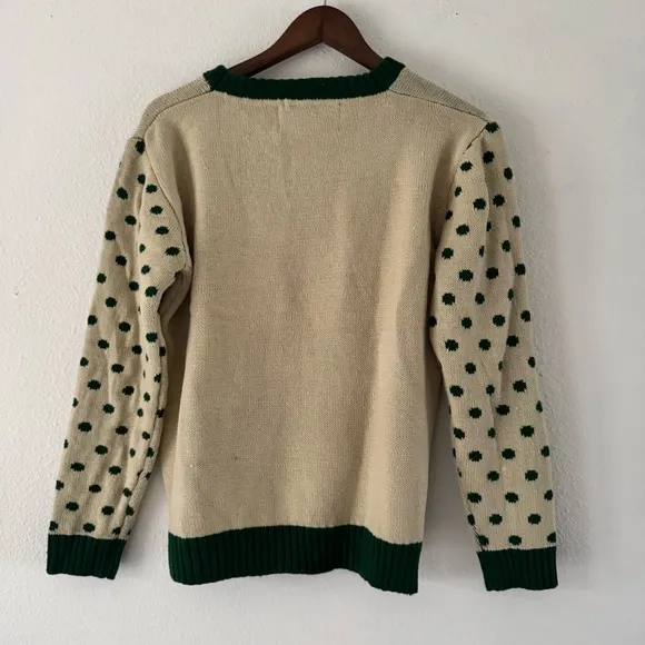 Knit Christmas Sweater Sequins Ugly Sweater Funny Naughty Xmas Wine Top Sz Small