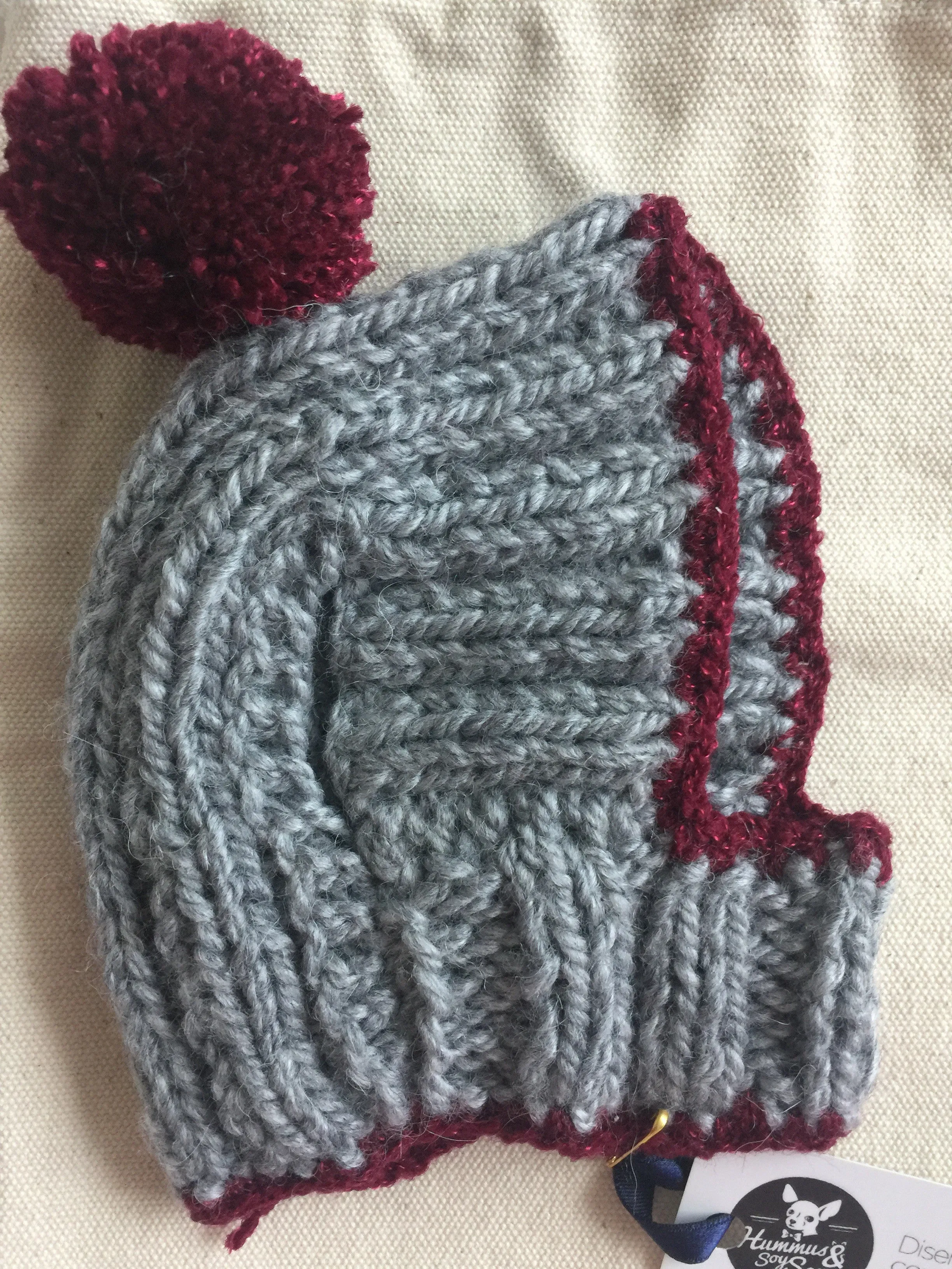 Knitted Hat in Grey