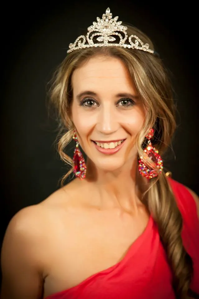 Large Red Earrings with AB Stones | Red Chunky Pageant Earrings | H202-7