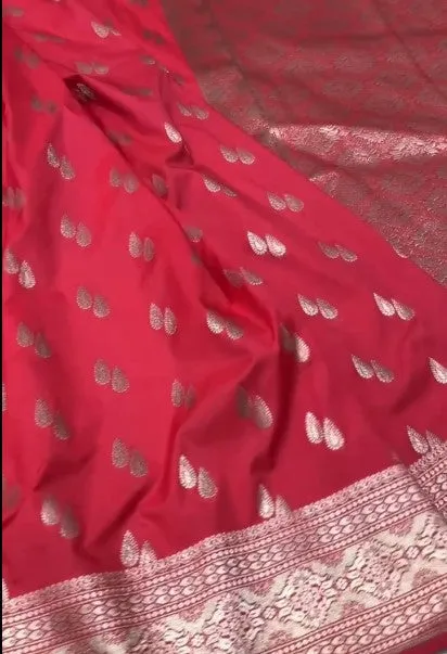 Latest Pure Banarasi Mashru Silk Saree