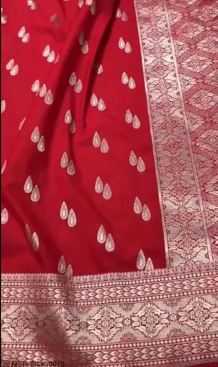 Latest Pure Banarasi Mashru Silk Saree