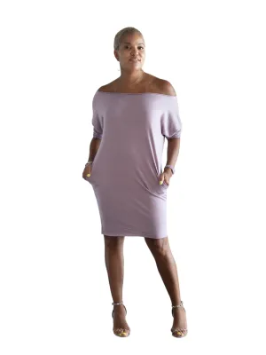 Lisa -Zen Dress w/pockets - Lavender - TN-51