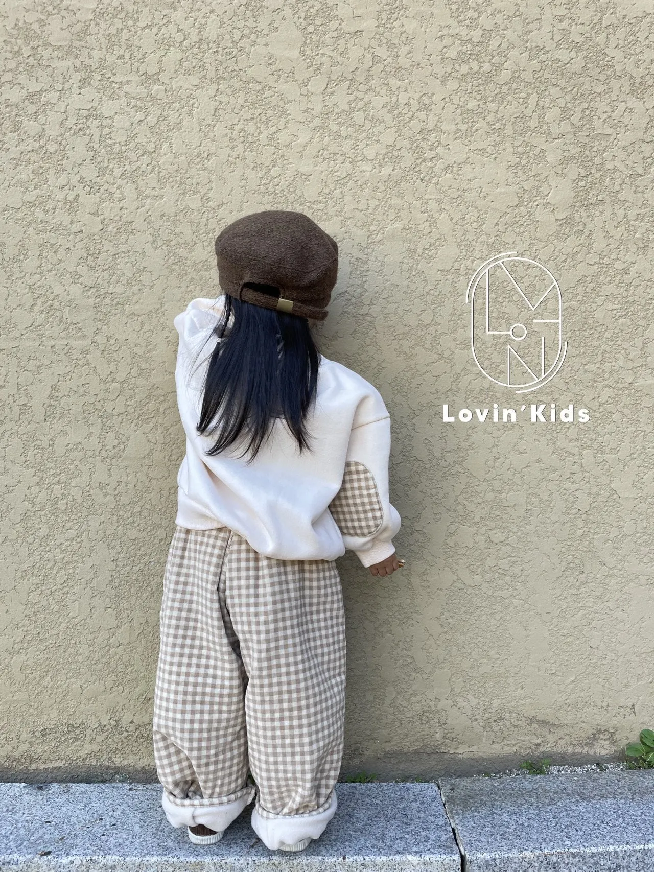 LOVIN' GINGHAM CORDUROY TROUSERS
