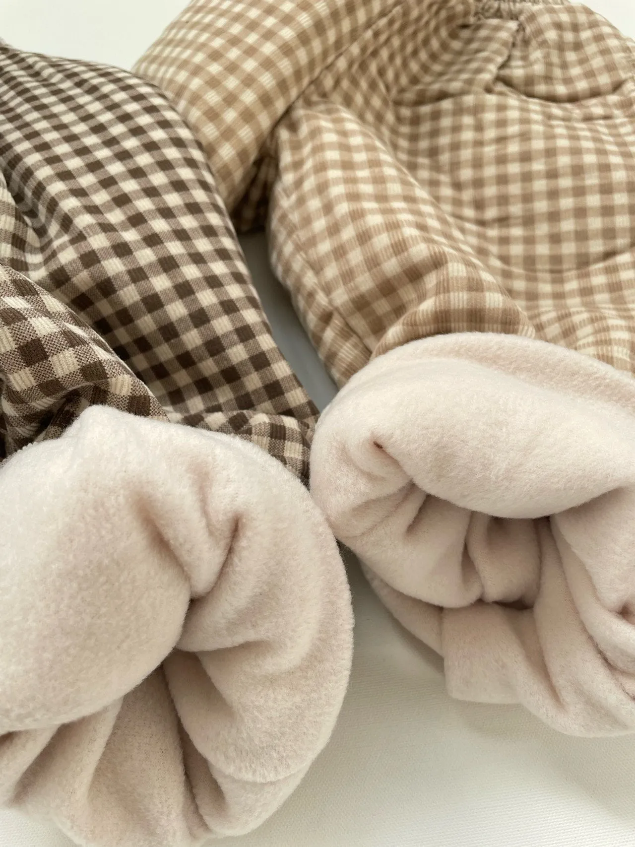 LOVIN' GINGHAM CORDUROY TROUSERS