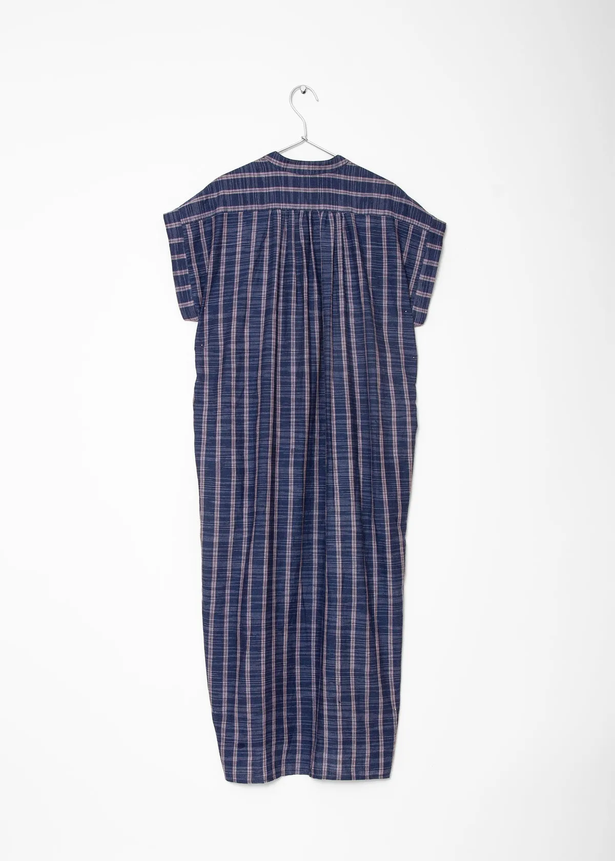 Maia Multi Pin Stripe Dress - Natural Indigo
