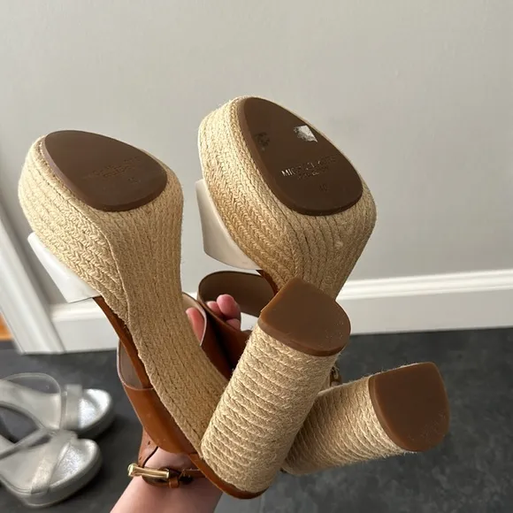 Michael Kors Collection leather heels size 9