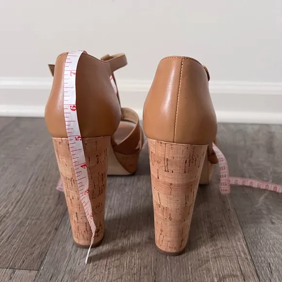 Michael Kors Women's Strappy High Heels Tan