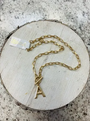 Michelle Mcdowell Wynonna Initial Necklace