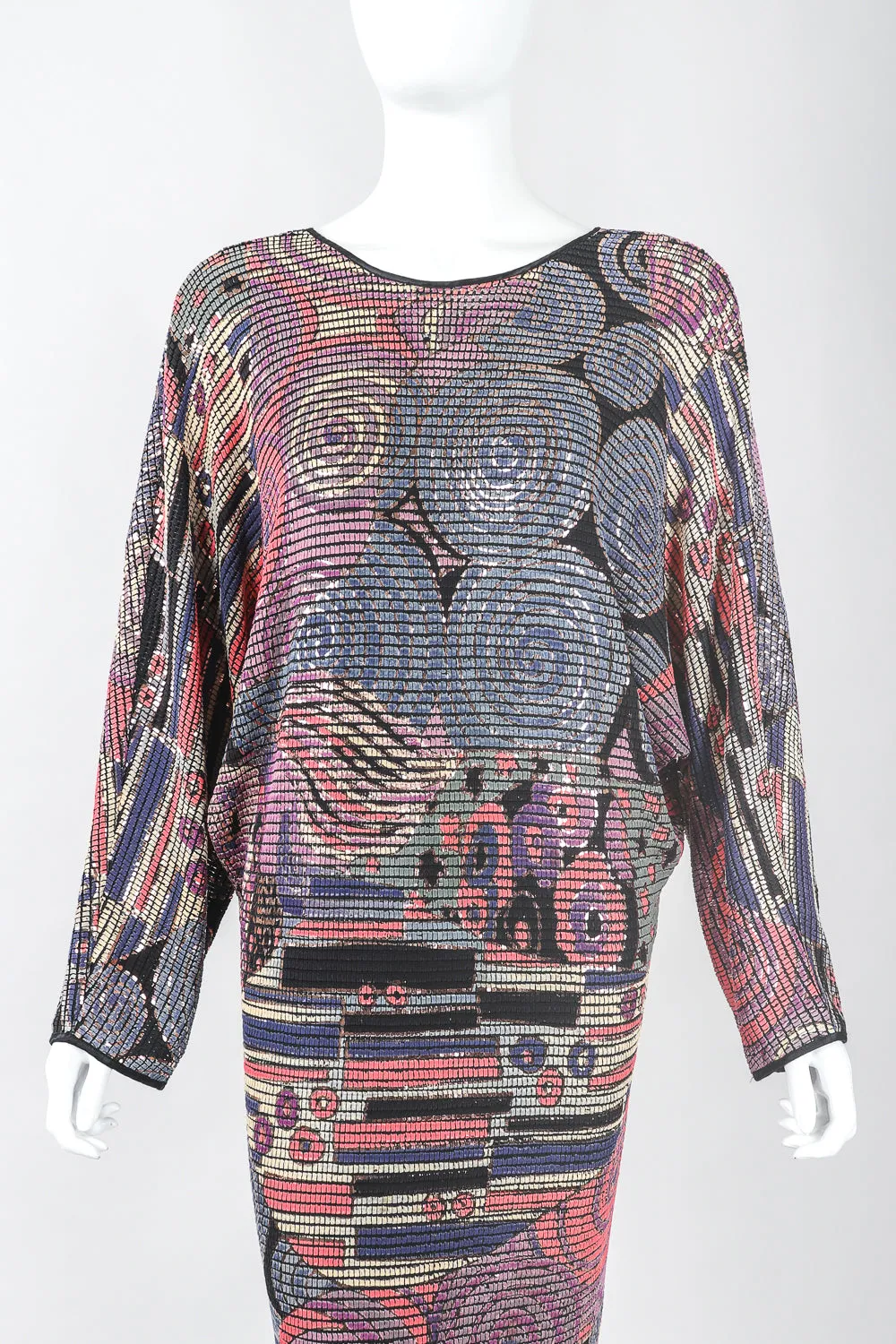 Mosaic Dolman Shift Dress