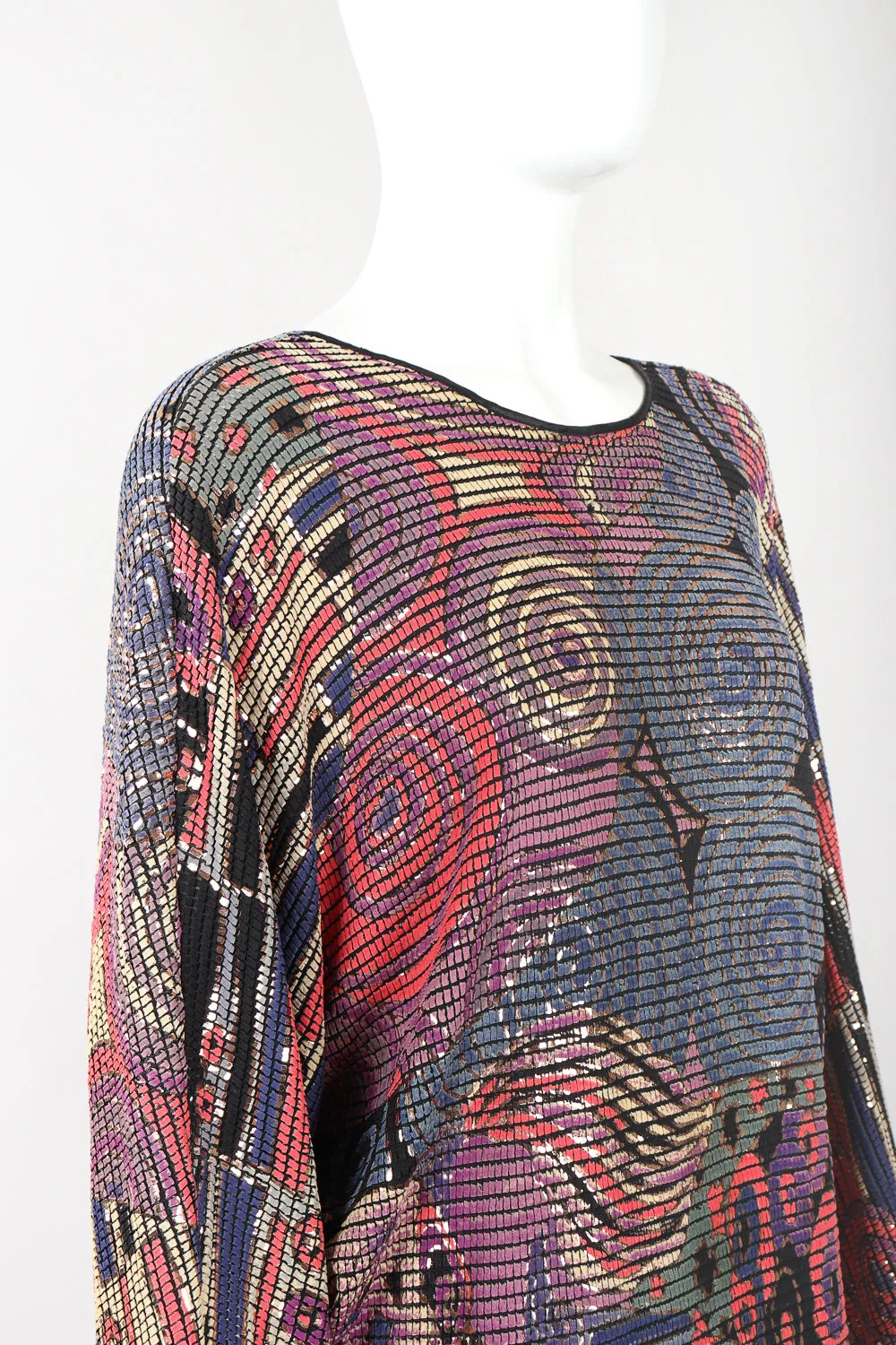 Mosaic Dolman Shift Dress