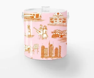 Nashville Toile Ice Bucket