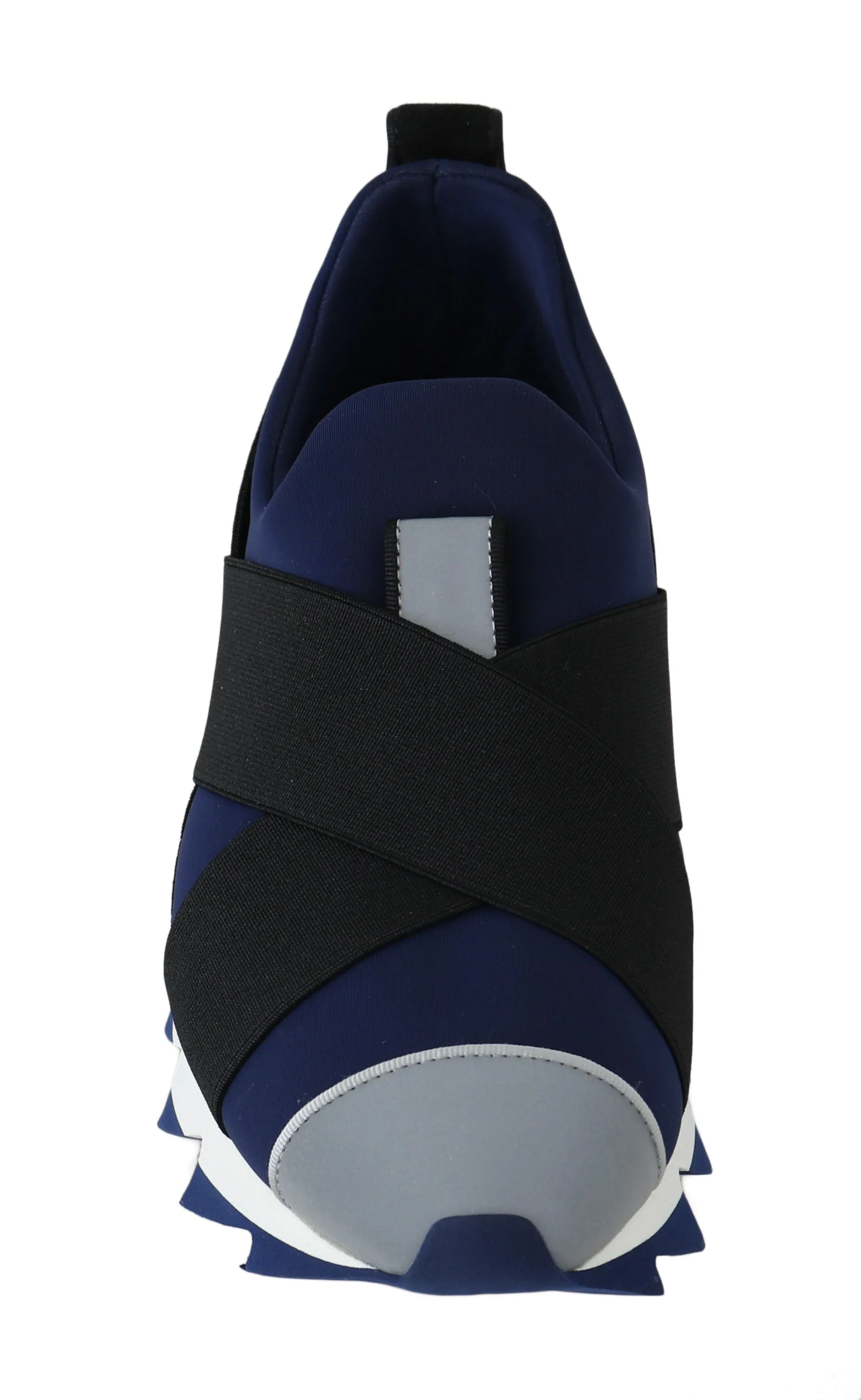Neoprene Black Blue Strap Sneakers