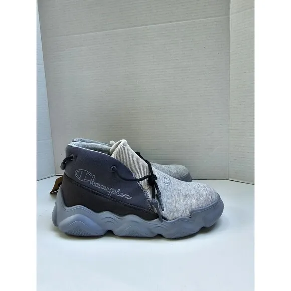 New CHAMPION Meloso Rukka Boys Sneakers Gray Size 6.5Y Woman's 8.5