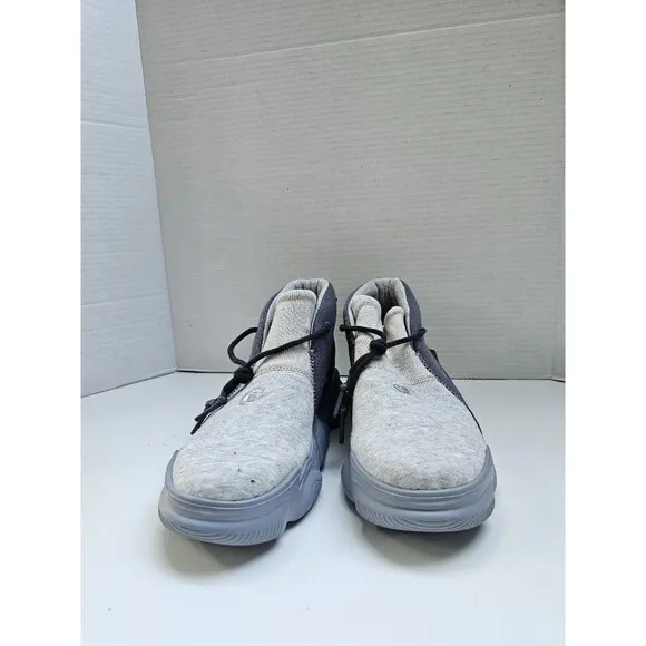 New CHAMPION Meloso Rukka Boys Sneakers Gray Size 6.5Y Woman's 8.5