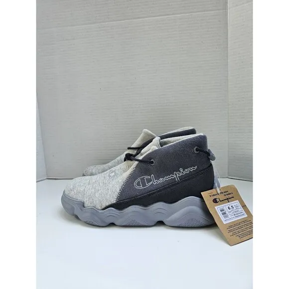 New CHAMPION Meloso Rukka Boys Sneakers Gray Size 6.5Y Woman's 8.5
