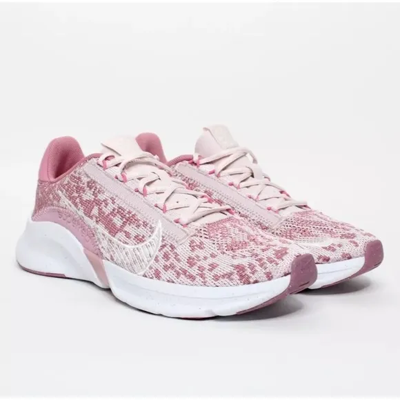 Nike Womens SuperRep Go 3 Flyknit Next Nature Desert Berry Sail Sneakers 9.5