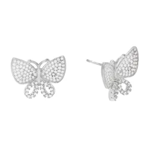 Omega Butterfly Stud Earring
