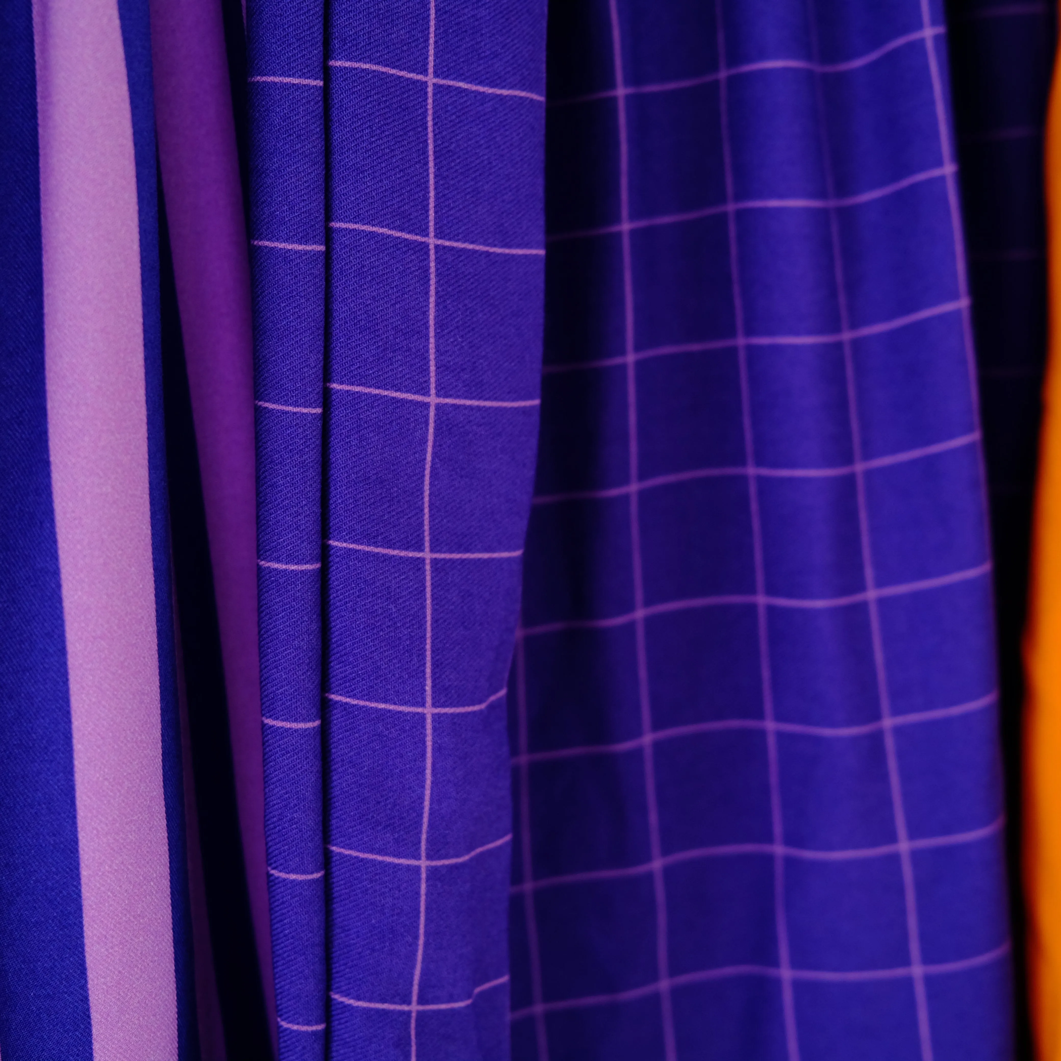 Oversize Kleid "Viskose Grid"