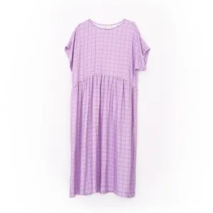 Oversize Kleid "Viskose Grid"