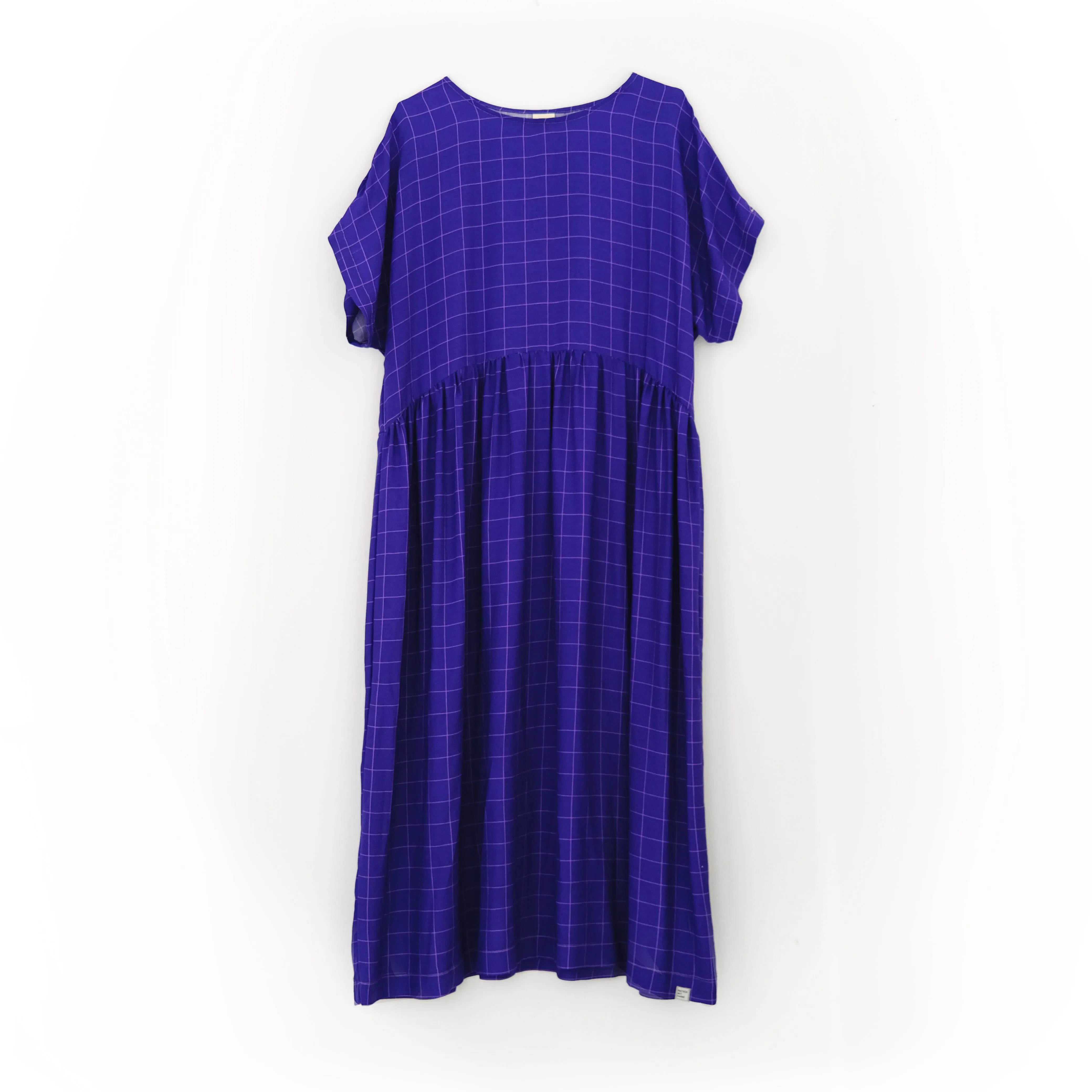 Oversize Kleid "Viskose Grid"
