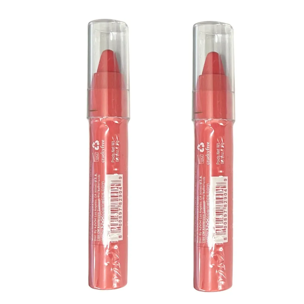 Pack of 2 NYX Chunk Dunk Hydrating Lippie, Pink Bikini CDHL08