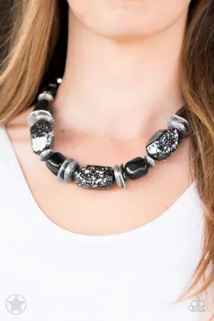 Paparazzi - In Good Glazes  -Blue Necklace