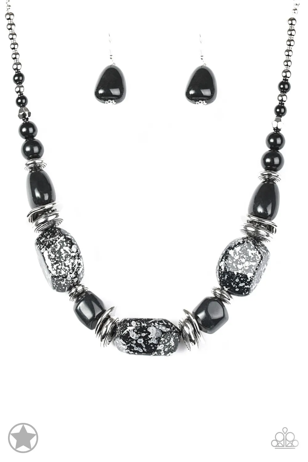 Paparazzi - In Good Glazes  -Blue Necklace
