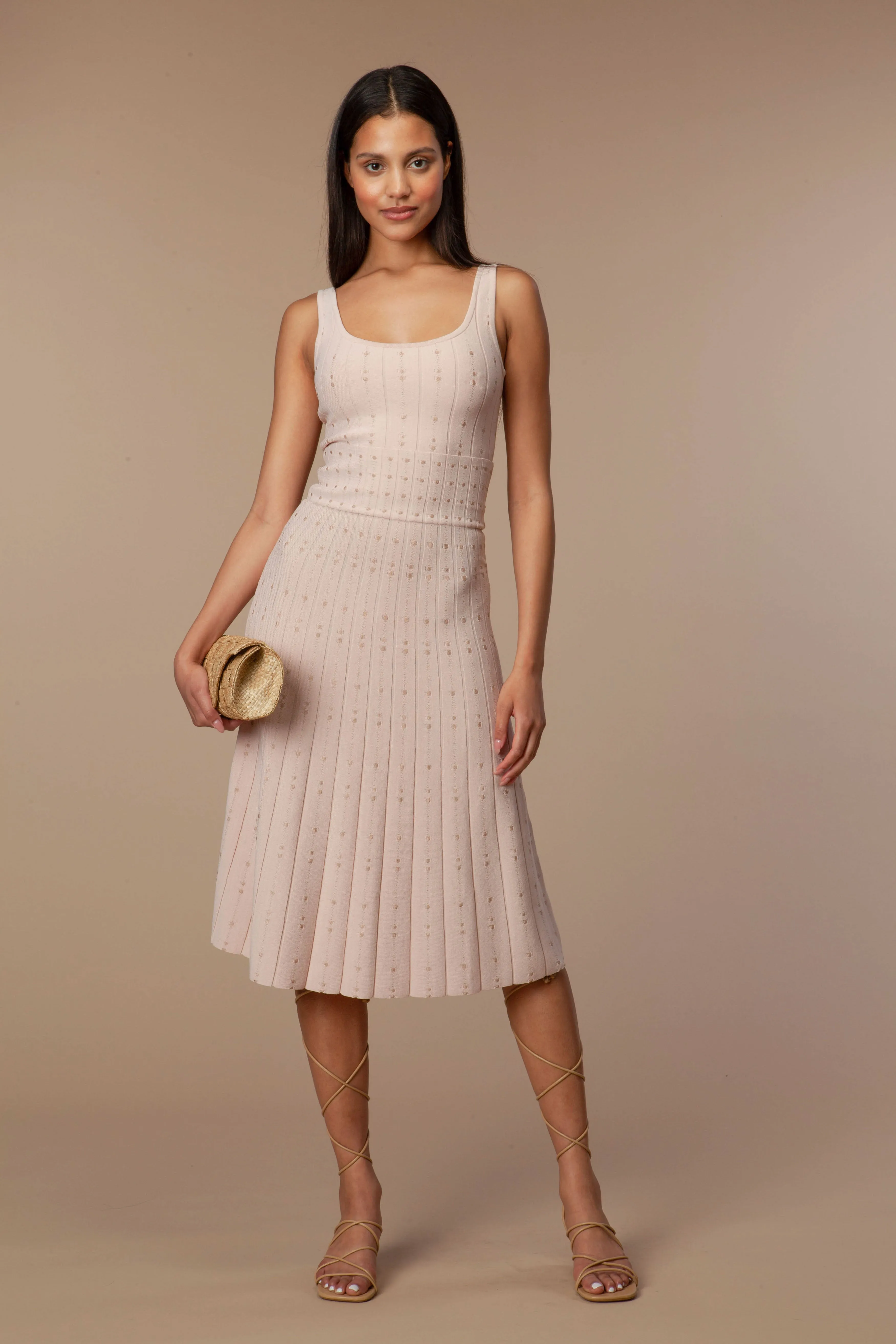 Patsy Dress Set in Nude