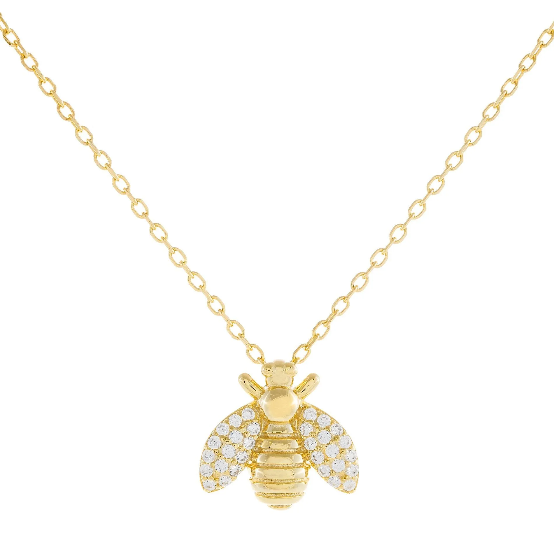 Pavé Bee Necklace