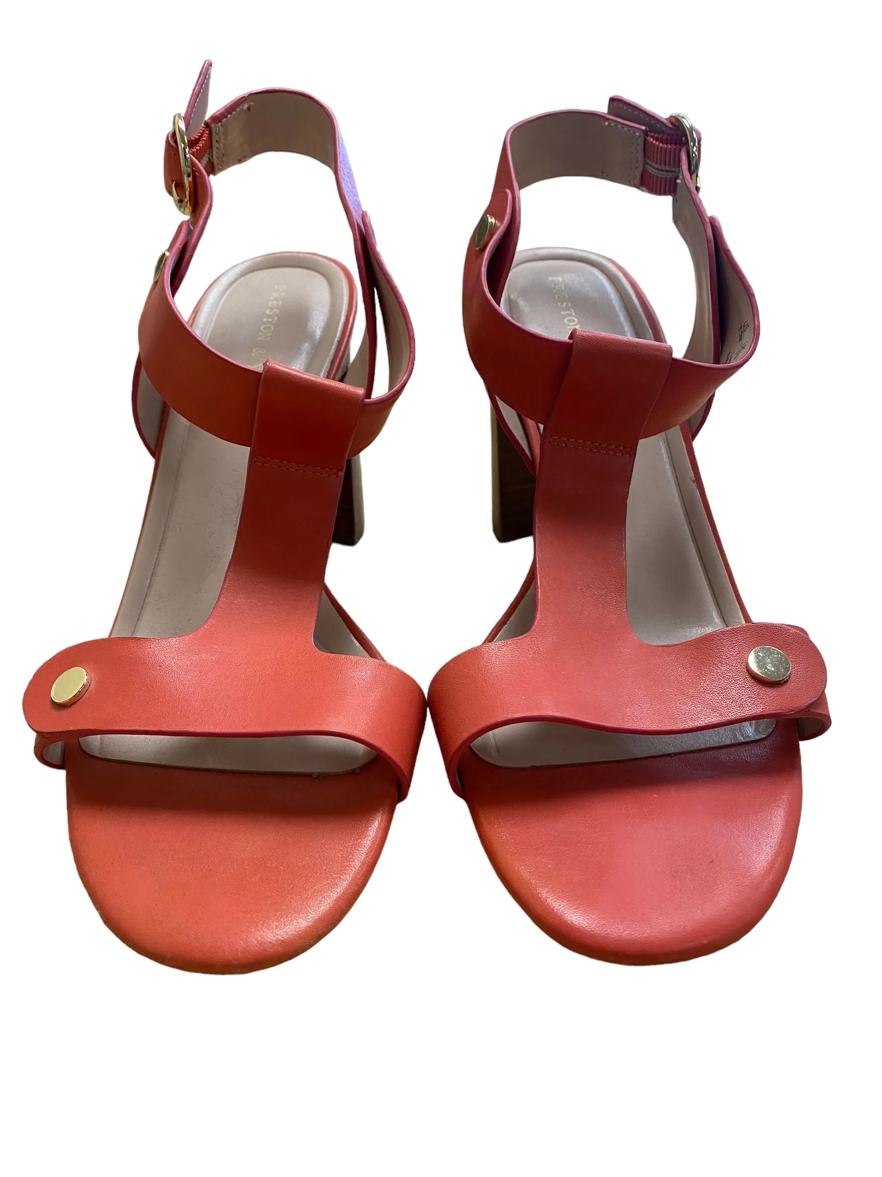 Pink Shoes Heels Block Preston And New York, Size 8.5