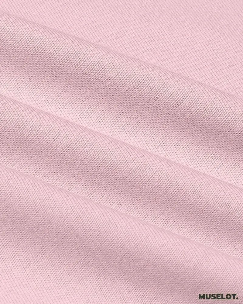 Plain mens pink t shirt