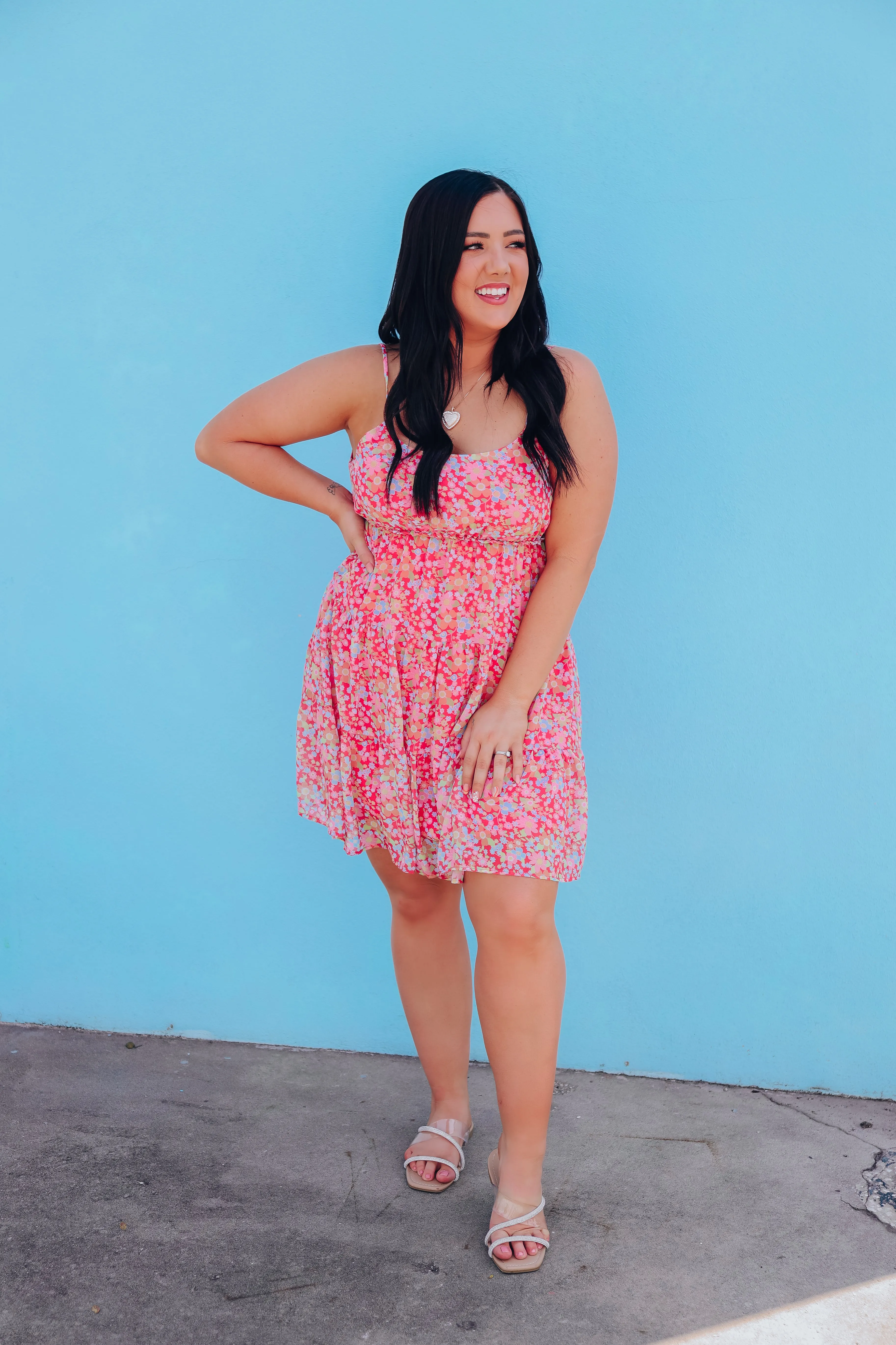 Poppy Tiered Chiffon Sun Dress