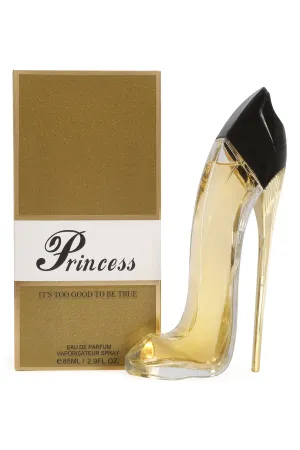 PRINCESS HIGH HEELS GOLD SPRAY PERFUME EAU DE PARFUM FOR WOMEN - 85/2.9 FL.OZ.