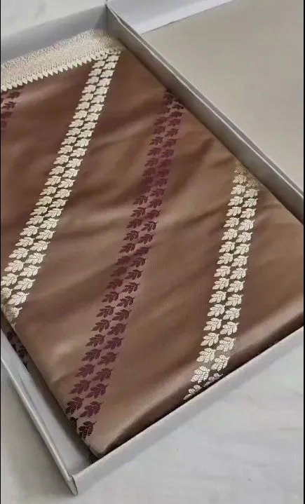 Pure Designer Mashru Banarasi Silk Saree