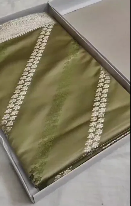 Pure Designer Mashru Banarasi Silk Saree