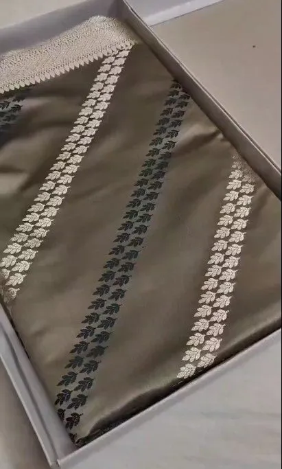Pure Designer Mashru Banarasi Silk Saree