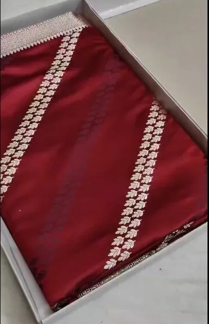 Pure Designer Mashru Banarasi Silk Saree