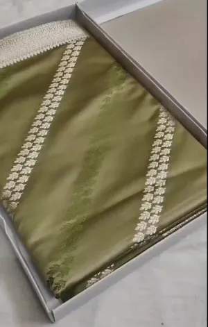 Pure Designer Mashru Banarasi Silk Saree