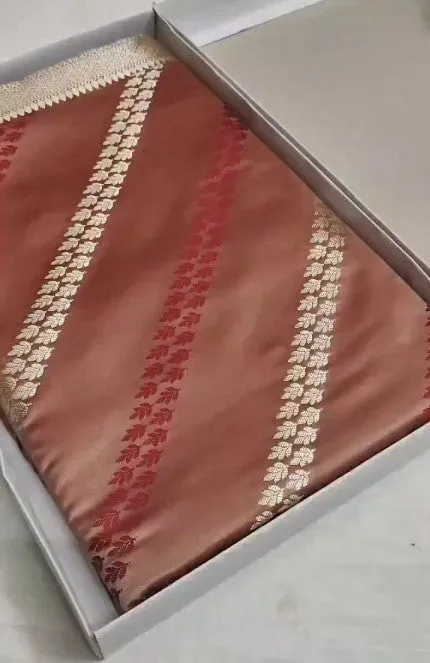 Pure Designer Mashru Banarasi Silk Saree
