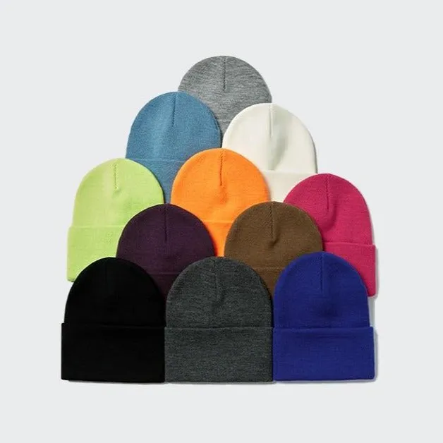 "CAPCUFF" Bonnet Gris Foncé Streetwear - URB1™